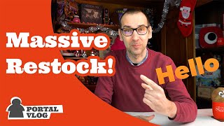 Quick update about massive restock! | Portal Games Vlog #139