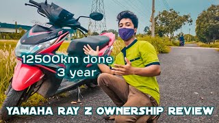 yamaha ray z ownership review | 12500 km done | 3 year long term ownership review | sr vlogs