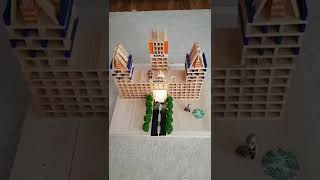 build  castle  with  wooden  planks | kapla  blocks  construction #shorts | I can  do  this