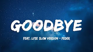 Feder ft. Lyse - Goodbye (slowed) Tiktok Song ( Lyric + Vietsub )