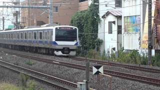 【フルHD】JR常磐線E531系(快速) 新松戸駅通過