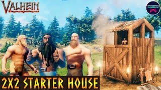 How to Build a 2x2 Starter House in Valheim