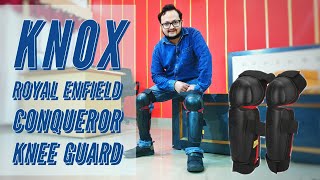 XNOX Royal Enfield Conqueror KneeGuard Unboxing \u0026 Review || Desi Motard