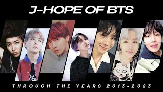 J-hope of BTS through the years - 2013-2023 (Evolution of J-hope)