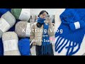 [‘24 뜨개로그 ep.02] 내가 목도리를 뜨다니..? 🥶💙 베를린 스카프 Berilin Scarf / 보스텟 알파카 Borstet Alpakka