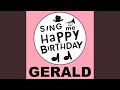 Happy Birthday Gerald (Pop Version)