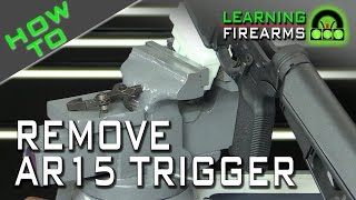 How to Remove the AR15 Fire Control Group Ep 1404