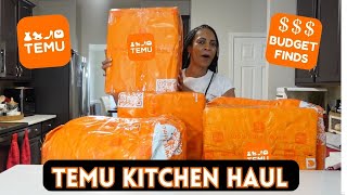 Best Temu Kitchen Haul!  Best Budget Finds to Upgrade your Kitchen!  TEMU UNboxing & Full Review!