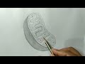 how to draw a mitochondria easily l biology drawing l