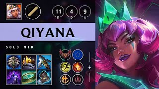 Qiyana Mid vs Karthus - EUW Grandmaster Patch 25.S1.2