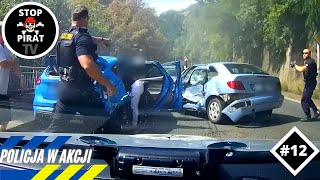 POLICJA W AKCJI #12 - Przejazd w ogniu, pościg za wariatem w Citroenie i ucieczki na motocyklach