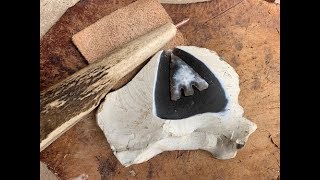 Making A Barbed And Tanged Arrow Head with Will Lord