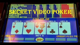 Secret Video Poker #25: Flopping it is best...12 games/20 spins/$1.25 a spin. Let's go