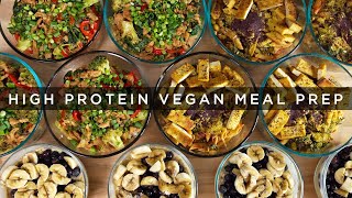 High-Protein VEGAN Meal Prep (No Supplements Needed)