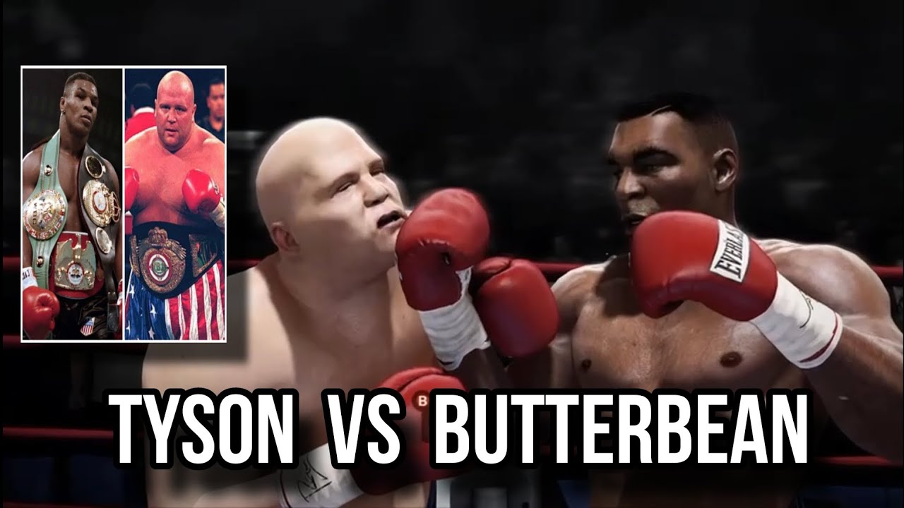 Mike Tyson Vs Butterbean 🥊| Fight Night Champion. - YouTube