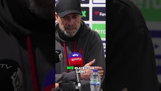 Jürgen Klopp Reacts to Defeat: Disappointed and Frustrated Thoughts #liverpool  #everton #usa #uk