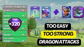 +320 Trophy With Mass Dragon | 11 Invisibility Spell Royal Champion Charge With Electro Boots