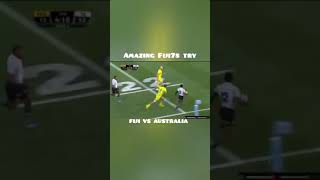 Fiji 7s Amazing Try Against Australia Sevens teams | Amazing pass | Amenoni Nasilasila