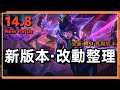 LOL英雄聯盟【版本】14.8MSI賽場版本改動大整理！一口氣看懂14.8增強、削弱、全面解讀！#LOL#英雄聯盟#木魚仔