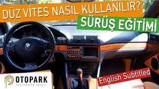 Düz vites araba nasıl kullanılır? BMW M5'le öğretiyoruz! | Sürüş Teknikleri [English Subtitled]