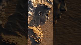 Neymar’s Face in Beach Sand - AI Art with MidJourney \u0026 Luma AI | Cinematic Reel