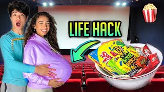 5 Ways to Sneak Snacks into the Movies! LIFE HACKS 2020