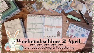 Wochenabschluss 2 April🐣 I Motorradausrüstung - Ich brauche eure Hilfe I Umschlagmethode ❤️I