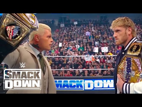 Cody Rhodes' next opponent is…Logan Paul! WWE SmackDown highlights 05/10/24 WWE in the United States