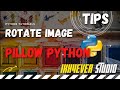 How to rotate images using pillow in python #python
