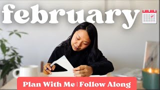 February 2025 Plan With Me | Monthly Reset \u0026 Goals | 1-Hour Follow Along