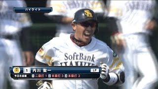 2014.03.16 H10-0G 鷹打線15安打10得点で巨人粉砕！大場、東浜の完封リレー