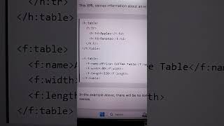 XML namespaces table simple example #xml #html #webdevelopment #javascript #java #frontend