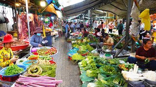 Walk Around Cambodia Market Food In Phnom Penh - Khmer Food Vlog