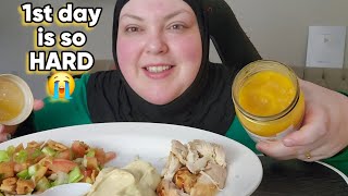 FULL DAY OF EATING TRYING TO LOSE 200 LBS AND STOP EATING FAST FOOD|SKIN CARE ROUTINE