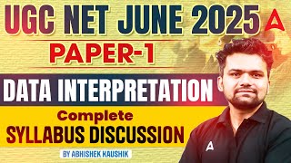 UGC NET Paper 1 Data Interpretation Syllabus Complete Discussion By Abhishek Sir