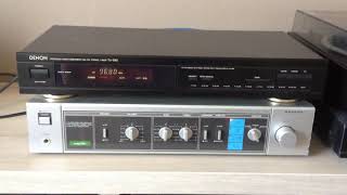 tuner Denon TU-280 \u0026 amp Sanyo JA 224