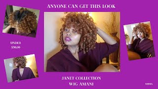 $30 NATURAL LACE WIG | NO WORK NEEDED! | JANET COLLECTION AMANI | SHEBA