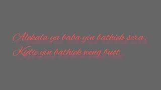 Sera by jaddy Bollo ft Machotdit garang Akech (lyrics video)