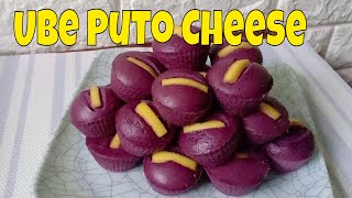 Ube Cheese Puto l Condensed Milk Ube Steamed Cake | How to make Steamed Cake