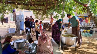 Rural life: how to cook Nazri food by the medicinewoman and her husband and share it among thepeople