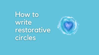 How to write restorative circles