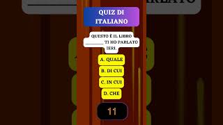 Quiz di grammatica italiana: Qual è la risposta giusta? 🇮🇹 | #italiangrammar #learnitalian #quiz