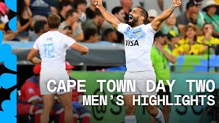 Argentina are crowned CHAMPIONS | Cape Town HSBC SVNS Day Two Men's Highlights