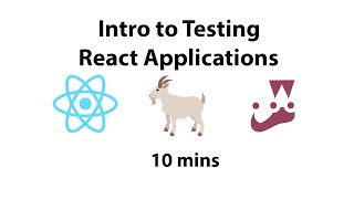 Intro to Testing React Applications