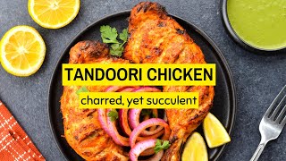 Tandoori Chicken (Air Fryer \u0026 Oven Recipe) ~ to get charred yet juicy \u0026 succulent tandoori chicken