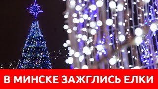 В Минске зажглась главная елка страны