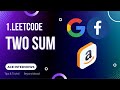 Two Sum - Leetcode 1 (Hashmap - Python)