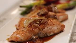 Maple and Tamari Glazed Salmon