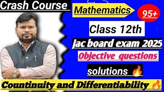 most important objective question continuity and differentiability #12thclass #maths #ranjansir