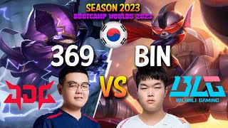 JDG 369 vs BLG Bin - 369 KENNEN vs Bin RUMBLE Top - Patch 13.21 KR Ranked